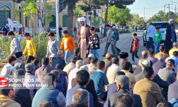 اقامه نماز عید فطر در سرخس