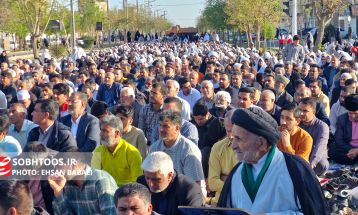 اقامه نماز عید فطر در سرخس