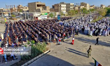 اقامه نماز عید فطر در سرخس