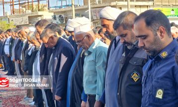اقامه نماز عید فطر در سرخس