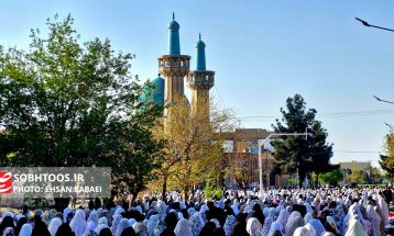 اقامه نماز عید فطر در سرخس