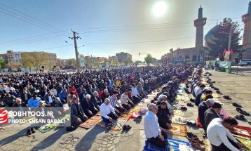 اقامه نماز عید فطر در سرخس