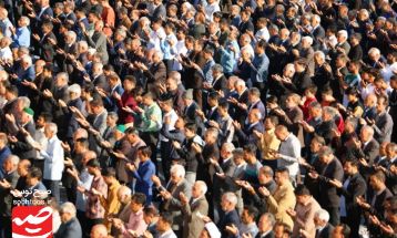 اقامه نماز عید سعید فطر در کاشمر