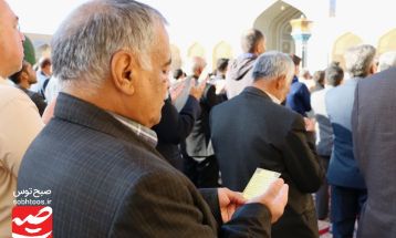 اقامه نماز عید سعید فطر در کاشمر