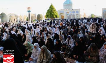 اقامه نماز عید سعید فطر در کاشمر
