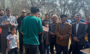 برگزاری مسابقات کشتی باچوخه‌ در روستای کوه‌سخت نیشابور