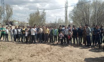 برگزاری مسابقات کشتی باچوخه‌ در روستای کوه‌سخت نیشابور