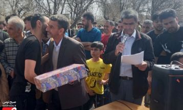 برگزاری مسابقات کشتی باچوخه‌ در روستای کوه‌سخت نیشابور