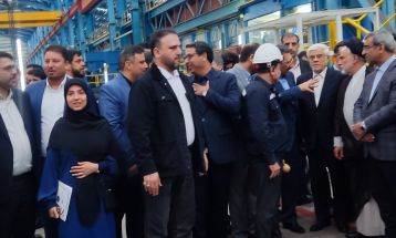 بزرگترین خط تولید تیرآهن شرق کشور در نیشابور