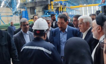 بزرگترین خط تولید تیرآهن شرق کشور در نیشابور
