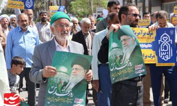 راهپیمایی جمعه خشم در گناباد برگزار شد