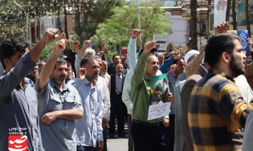 راهپیمایی جمعه خشم در گناباد برگزار شد