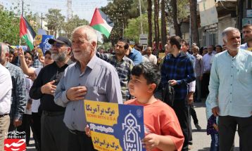 راهپیمایی جمعه خشم در گناباد برگزار شد