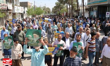 راهپیمایی جمعه خشم در گناباد برگزار شد