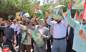 راهپیمایی جمعه خشم در گناباد برگزار شد
