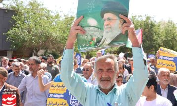 راهپیمایی جمعه خشم در گناباد برگزار شد
