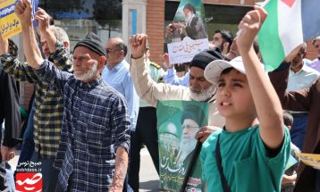 راهپیمایی جمعه خشم در گناباد برگزار شد