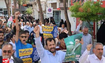 راهپیمایی جمعه خشم در گناباد برگزار شد