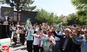 راهپیمایی جمعه خشم در گناباد برگزار شد
