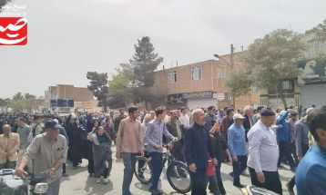 راهپیمایی مردم سبزوار در حمایت از مردم غزه