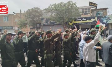راهپیمایی مردم سبزوار در حمایت از مردم غزه