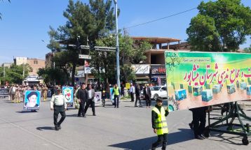 تشییع پیکر مطهر شهید مرشدلو در نیشابور