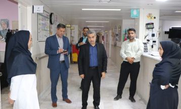 بازدید سرزده فرماندار تربت‌جام از بیمارستان سجادیه