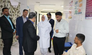 بازدید سرزده فرماندار تربت‌جام از بیمارستان سجادیه